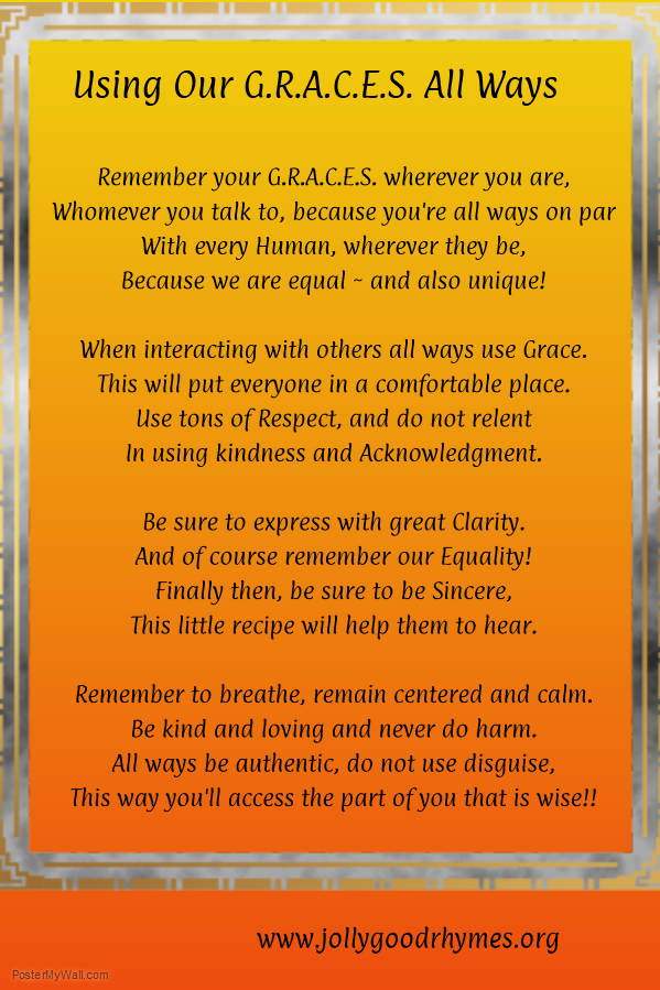 Using our GRACES All Ways